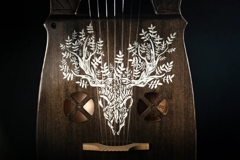 Kravik lyre "Deer skuul" - Image 3