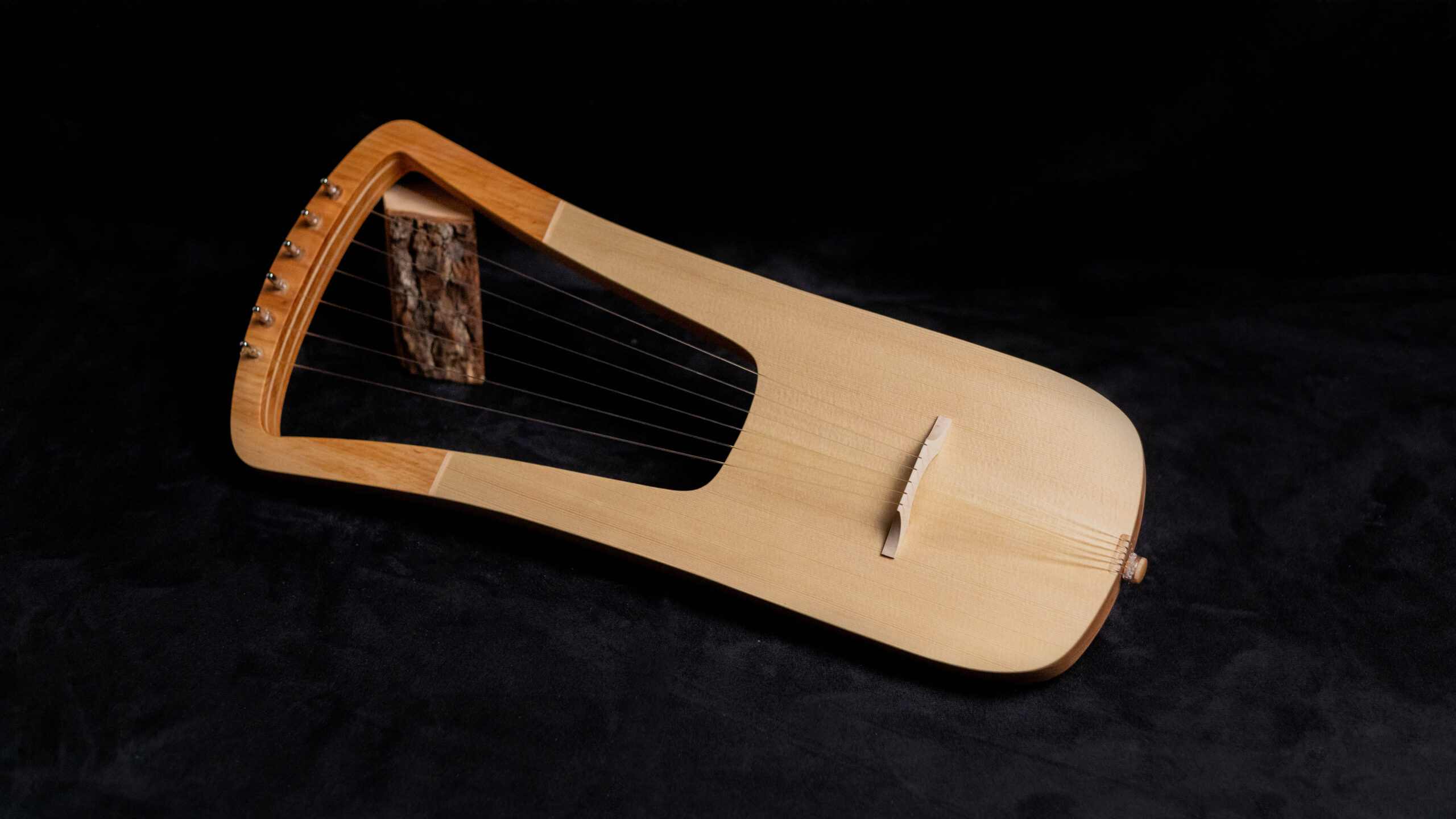 Cologne lyre without sound holes