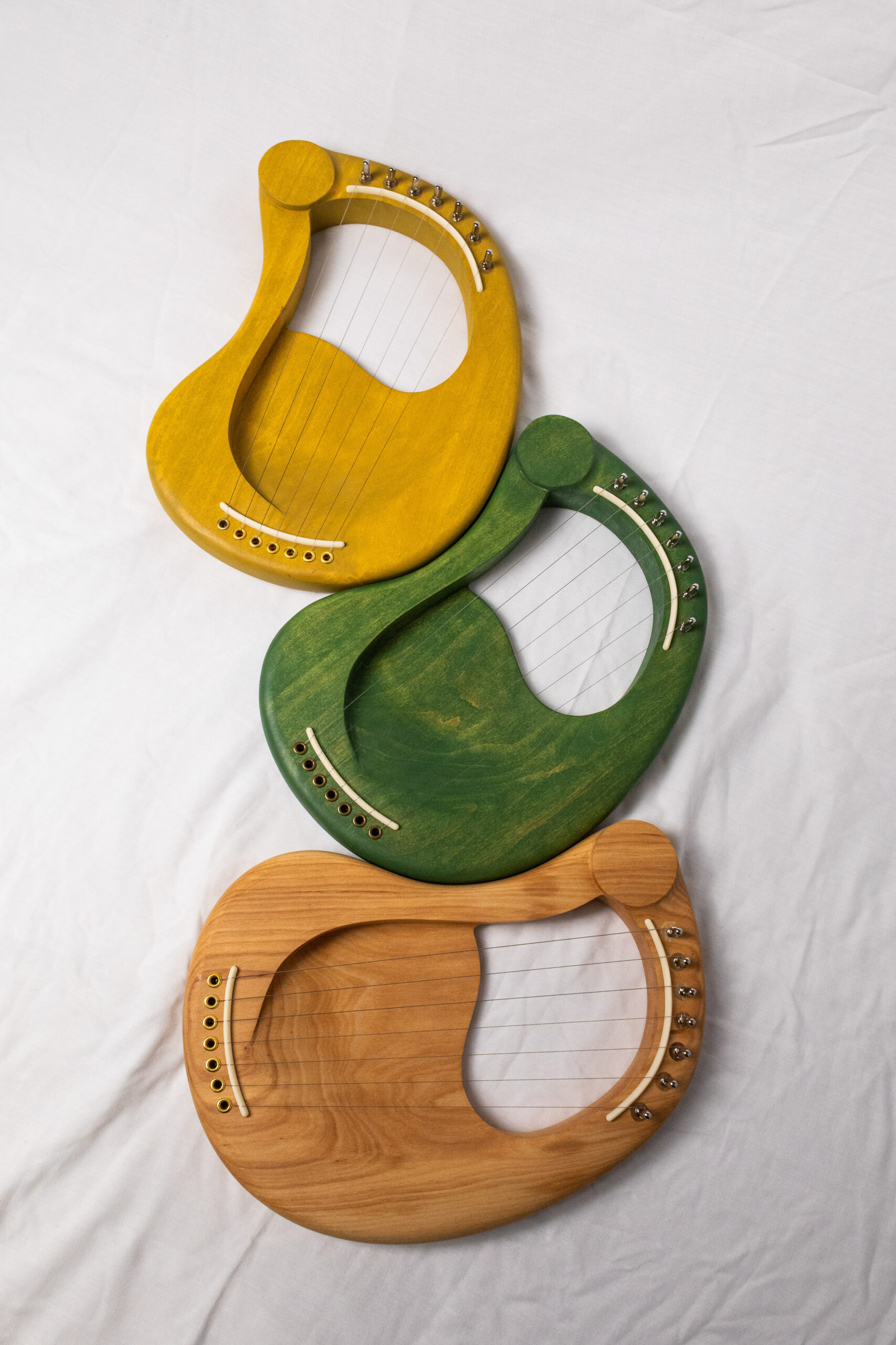 Pocket lyre 7 strings / lyreharp / simple lyre / Handmade Lyre Harp - Image 10