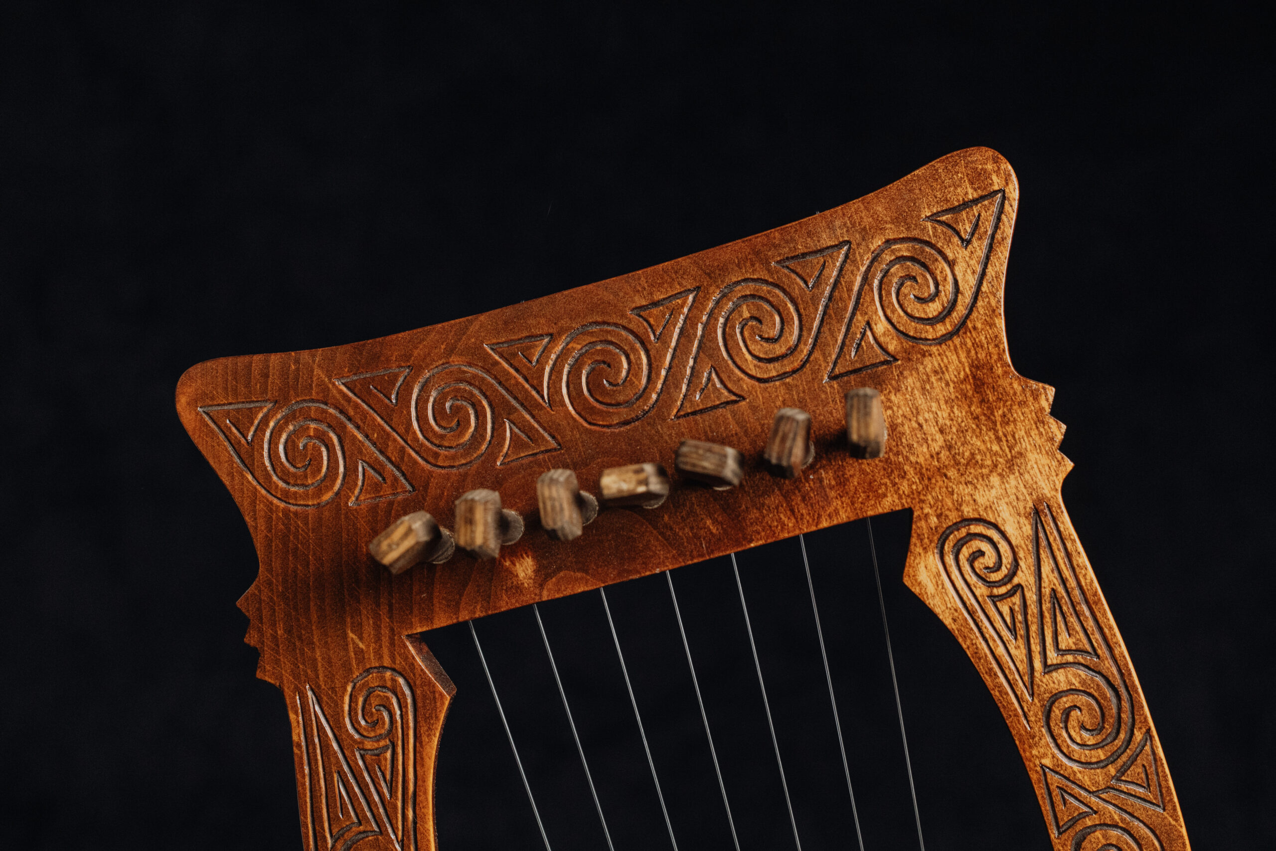 Kravik lyre "Huginn and Muninn" - Image 3