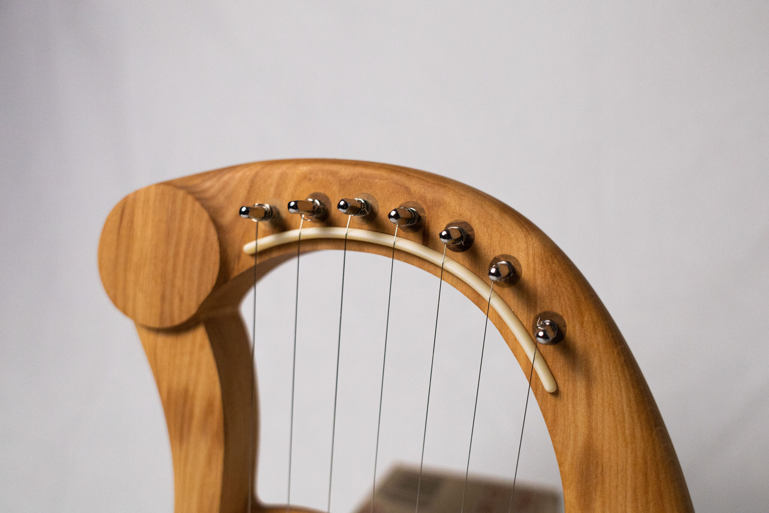 Pocket lyre 7 strings / lyreharp / simple lyre / Handmade Lyre Harp - Image 6