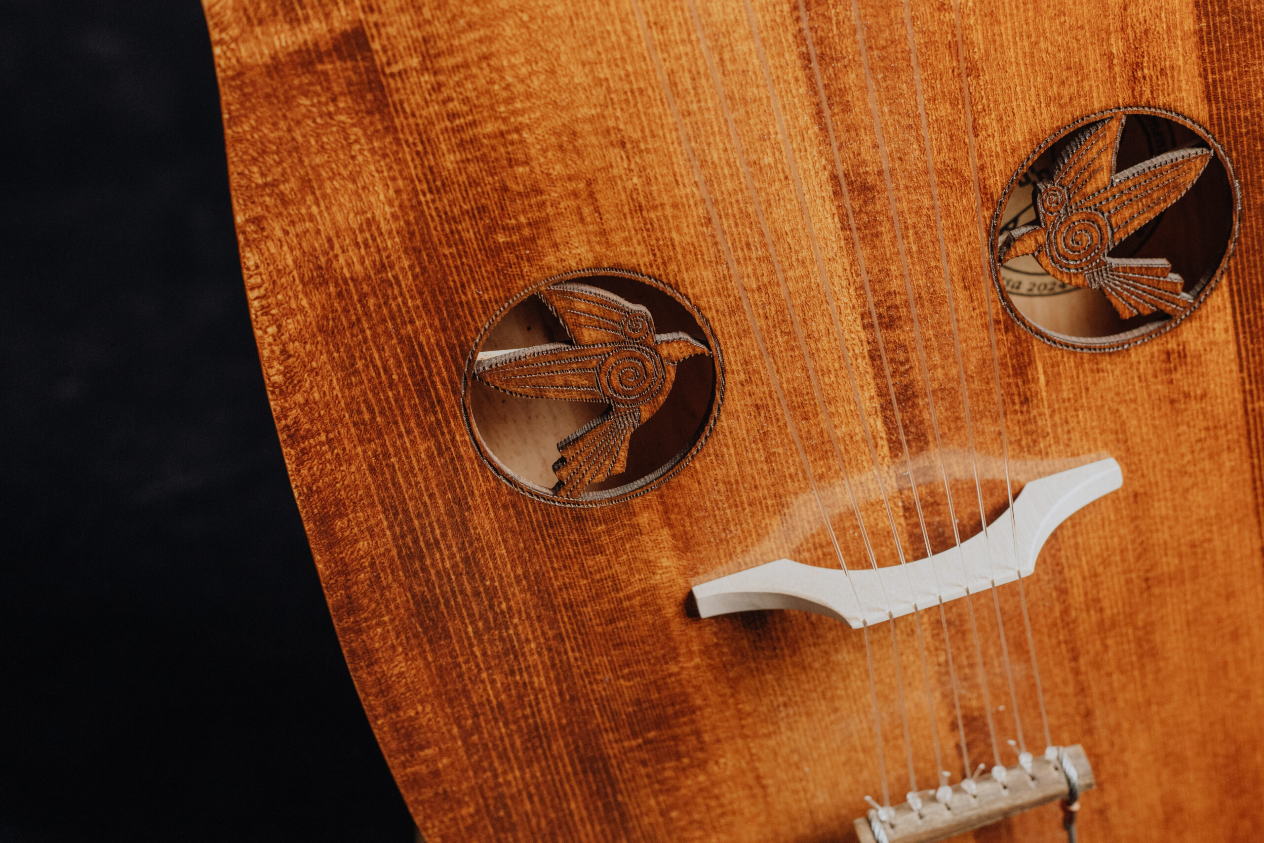 Kravik lyre "Huginn and Muninn" - Image 5