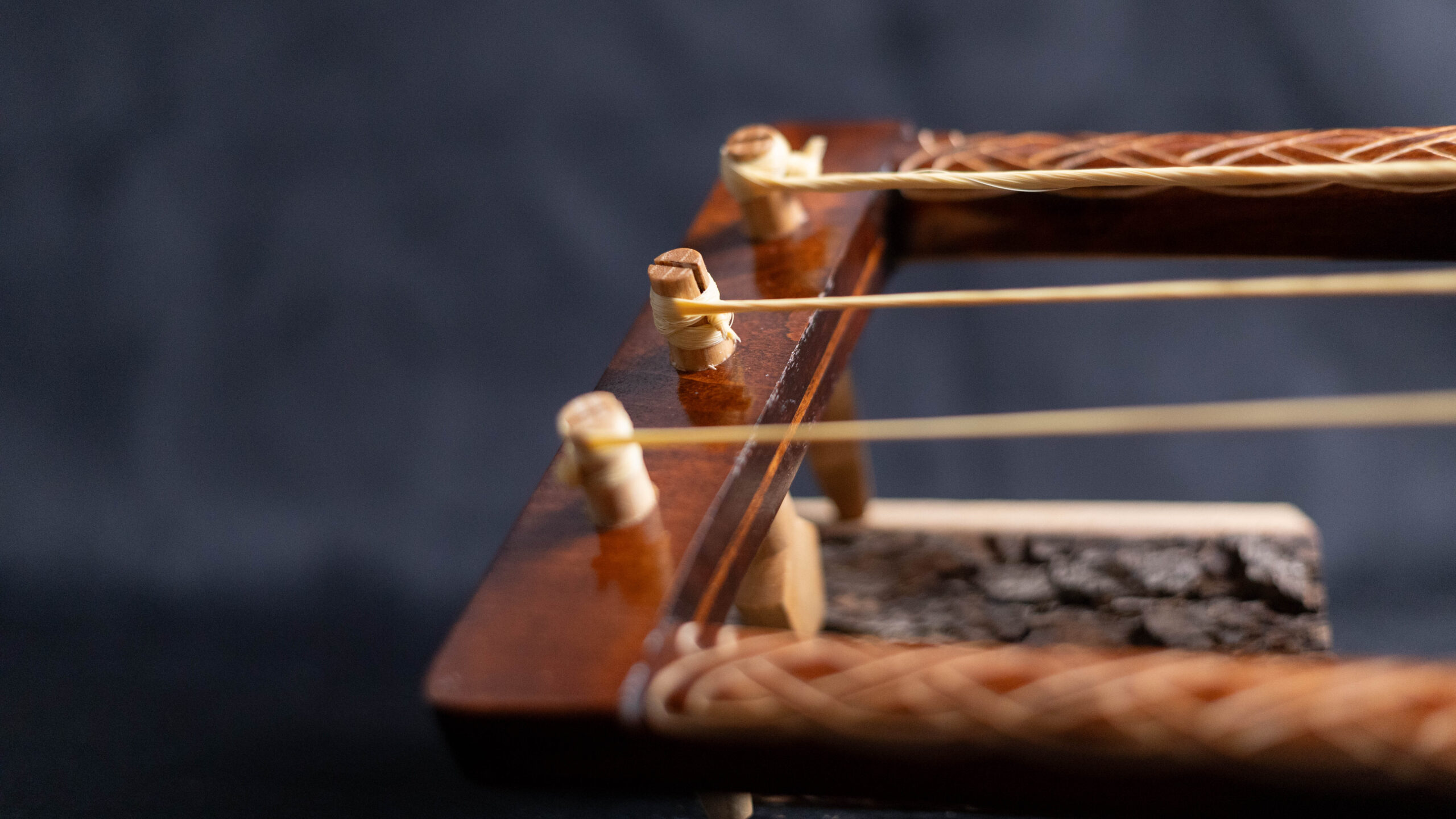 Three strings Tagelharpa/Talharpa bowed lyre - Image 5