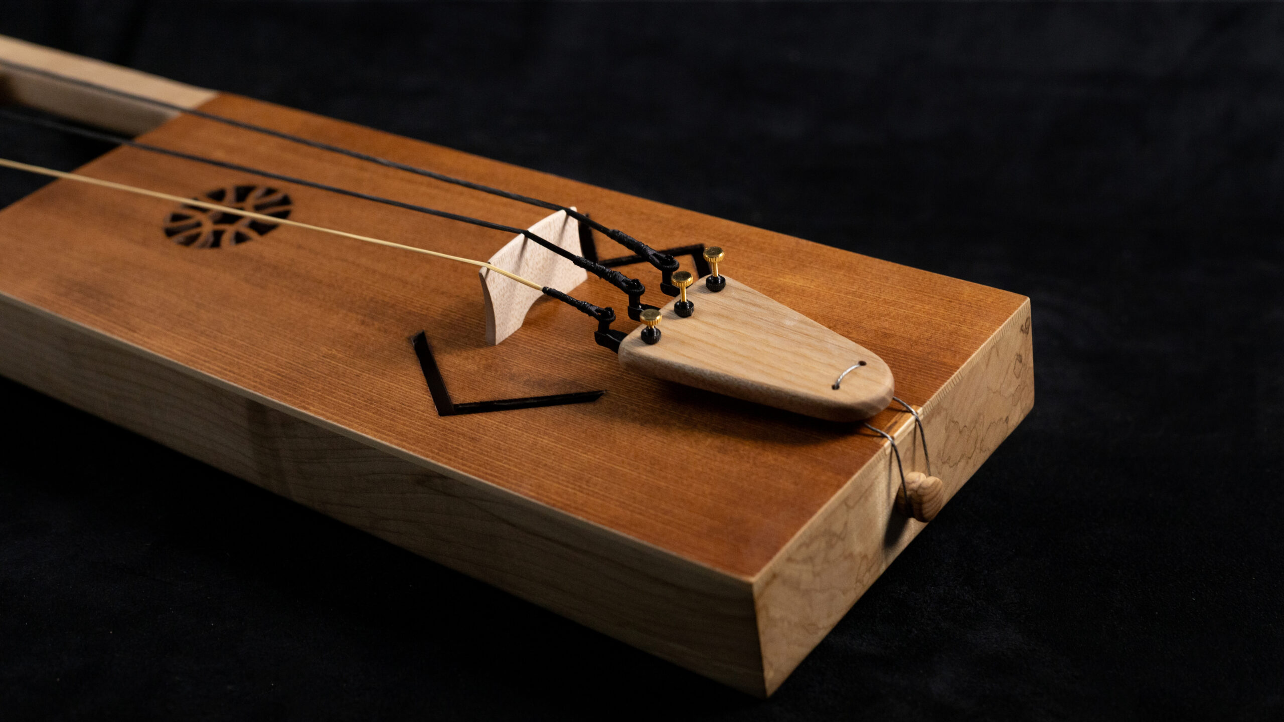 Three strings Tagelharpa/Talharpa bowed lyre - Image 5