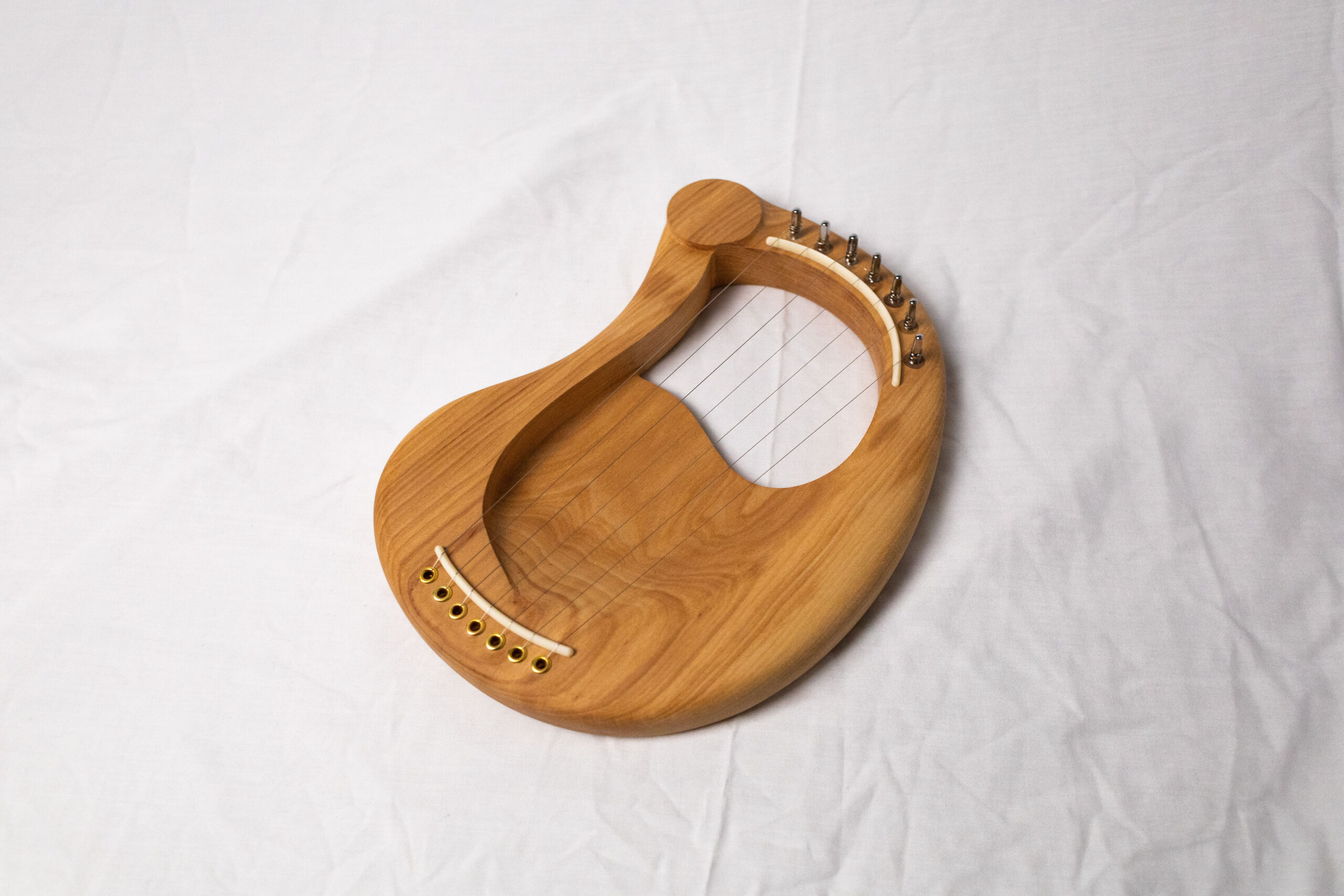 Pocket lyre 7 strings / lyreharp / simple lyre / Handmade Lyre Harp - Image 4