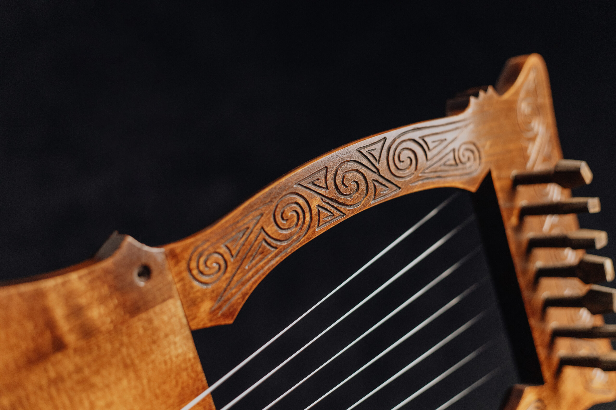 Kravik lyre "Huginn and Muninn" - Image 7