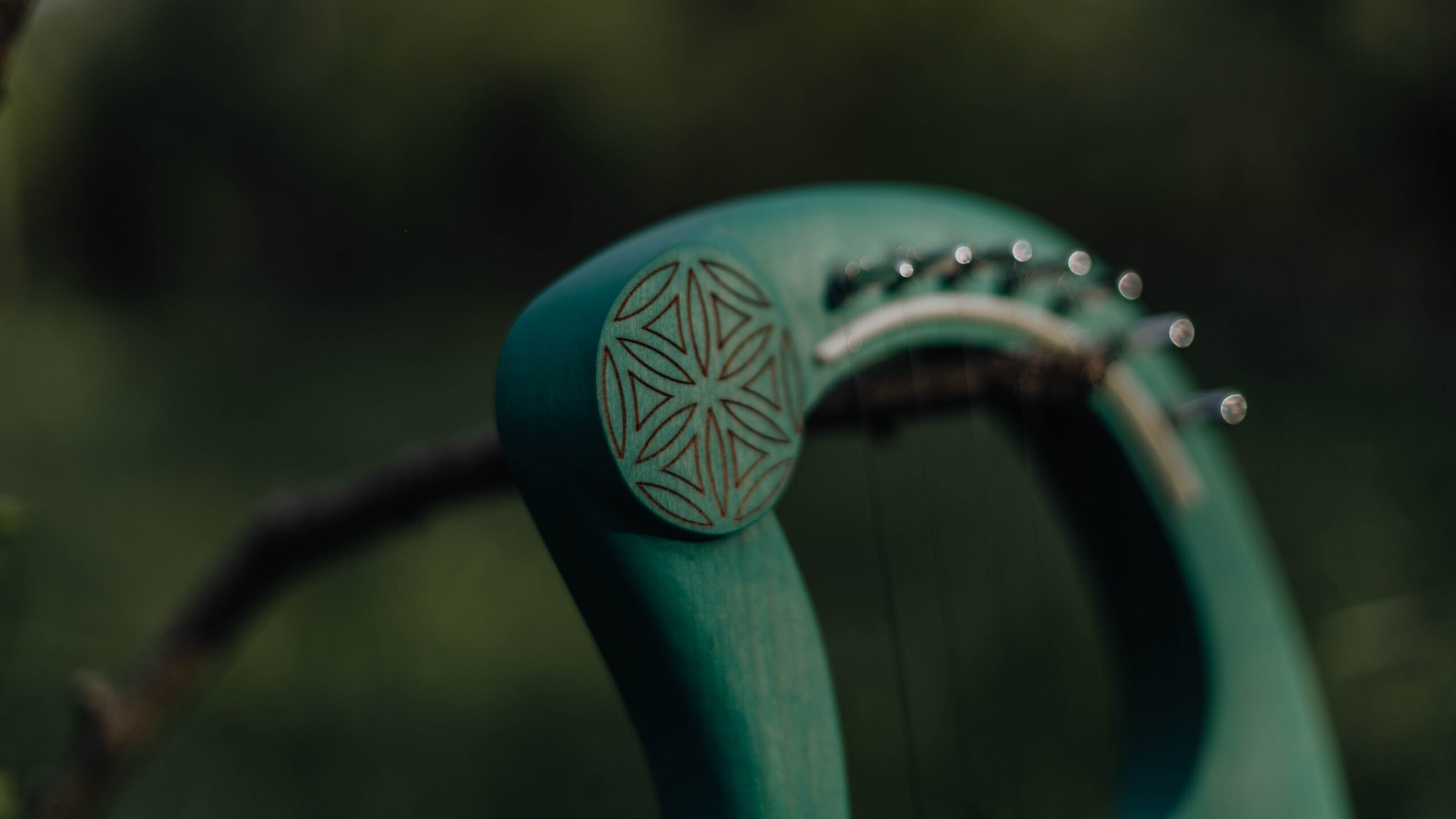 Pocket lyre 7 strings / lyreharp / simple lyre / Handmade Lyre Harp - Image 7