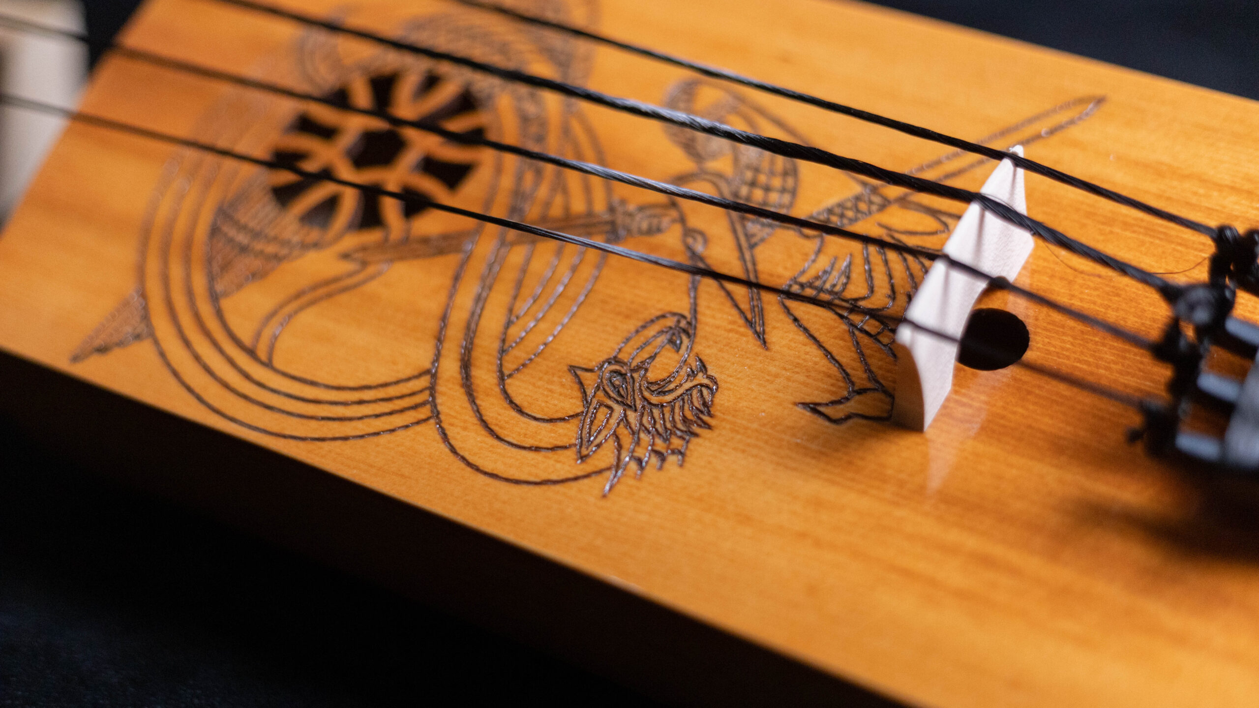 Tagelharpa / Talharpa "Sigurd and Fafnir" - Image 7