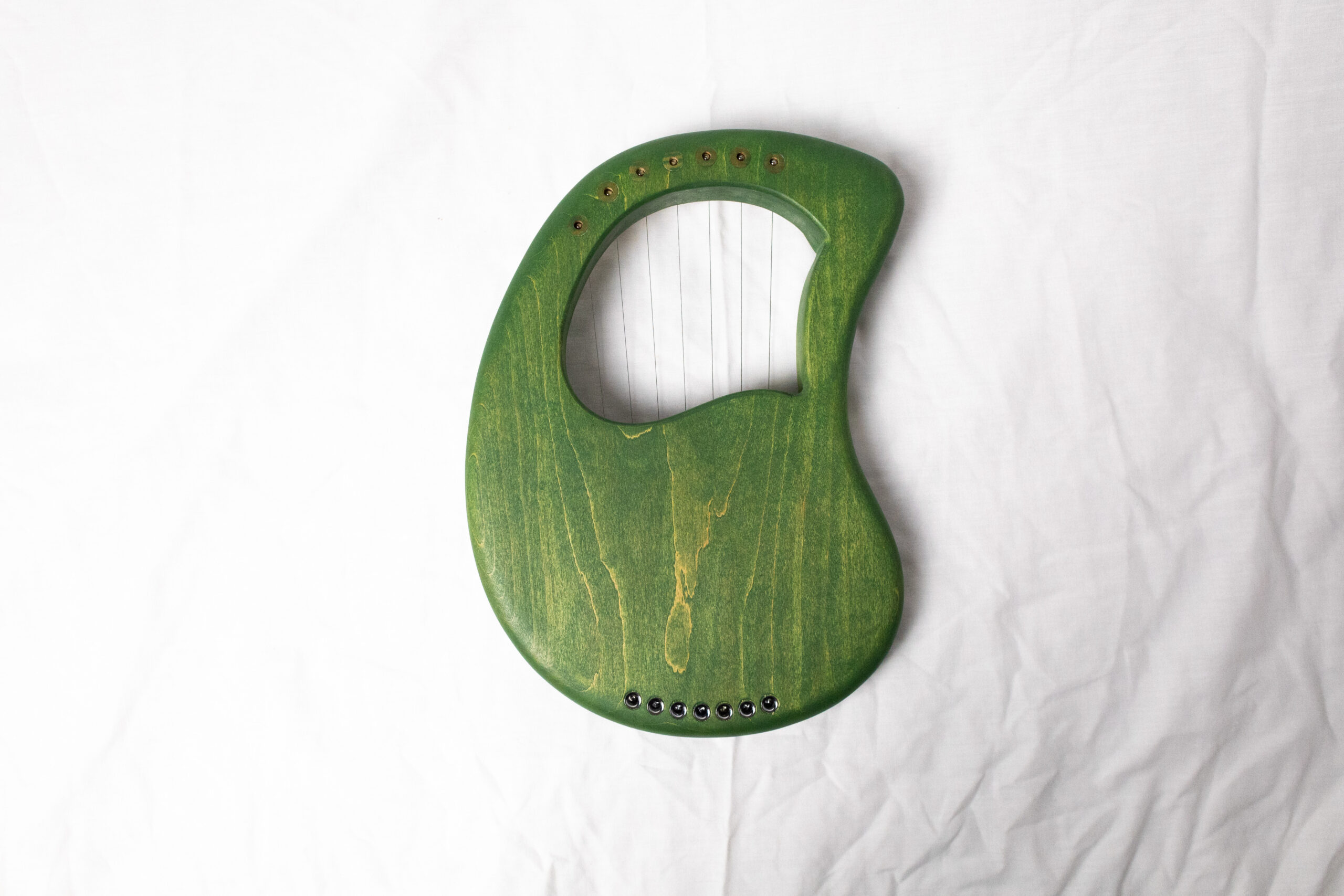 Pocket lyre 7 strings / lyreharp / simple lyre / Handmade Lyre Harp - Image 8