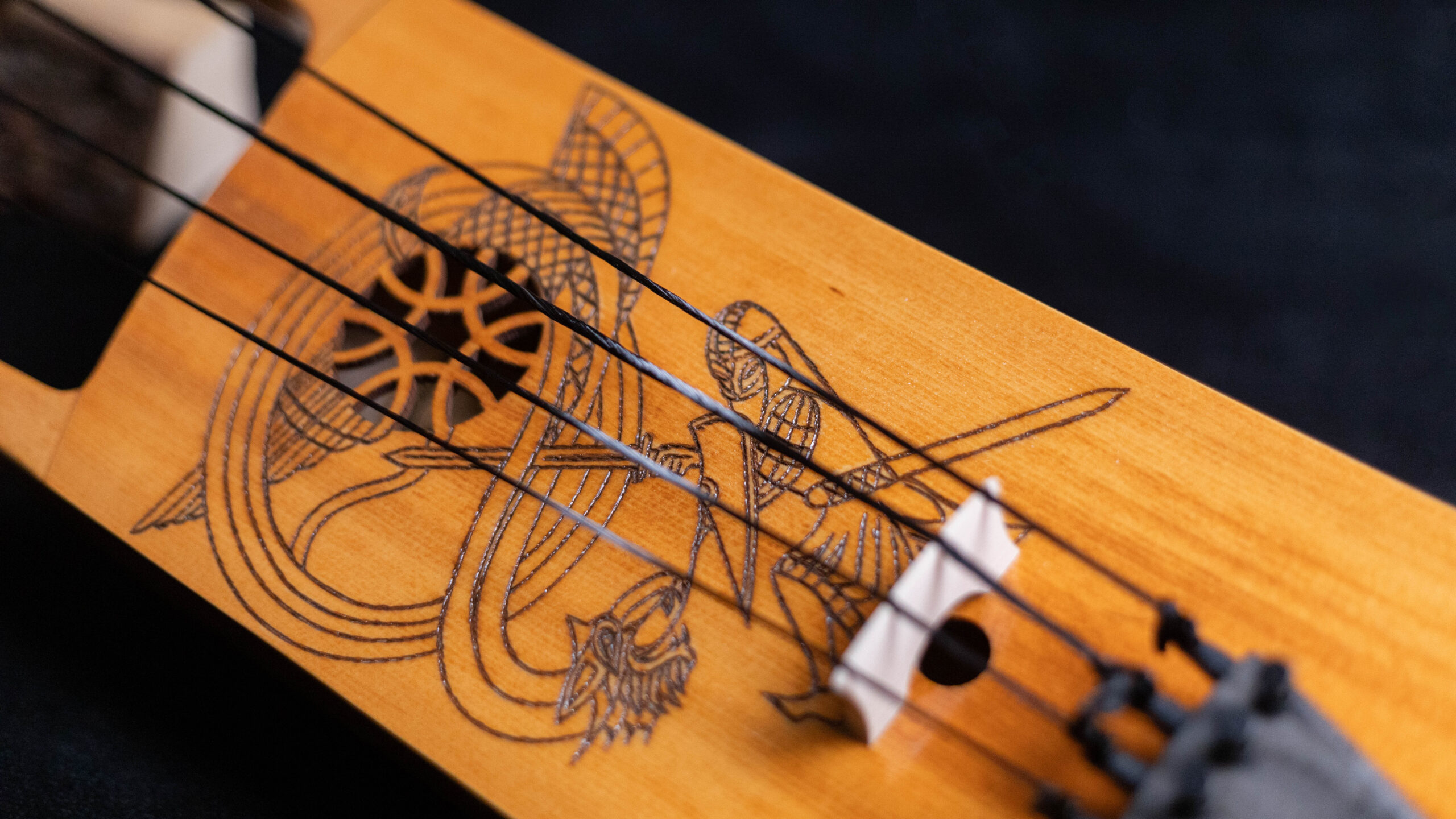 Tagelharpa / Talharpa "Sigurd and Fafnir" - Image 8