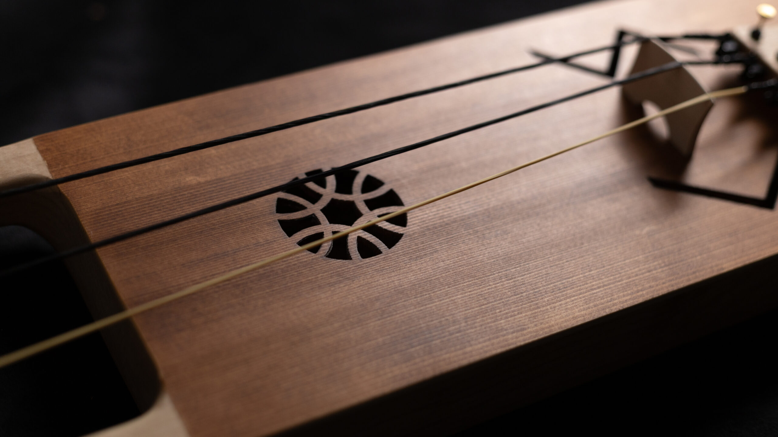 Three strings Tagelharpa/Talharpa bowed lyre - Image 8