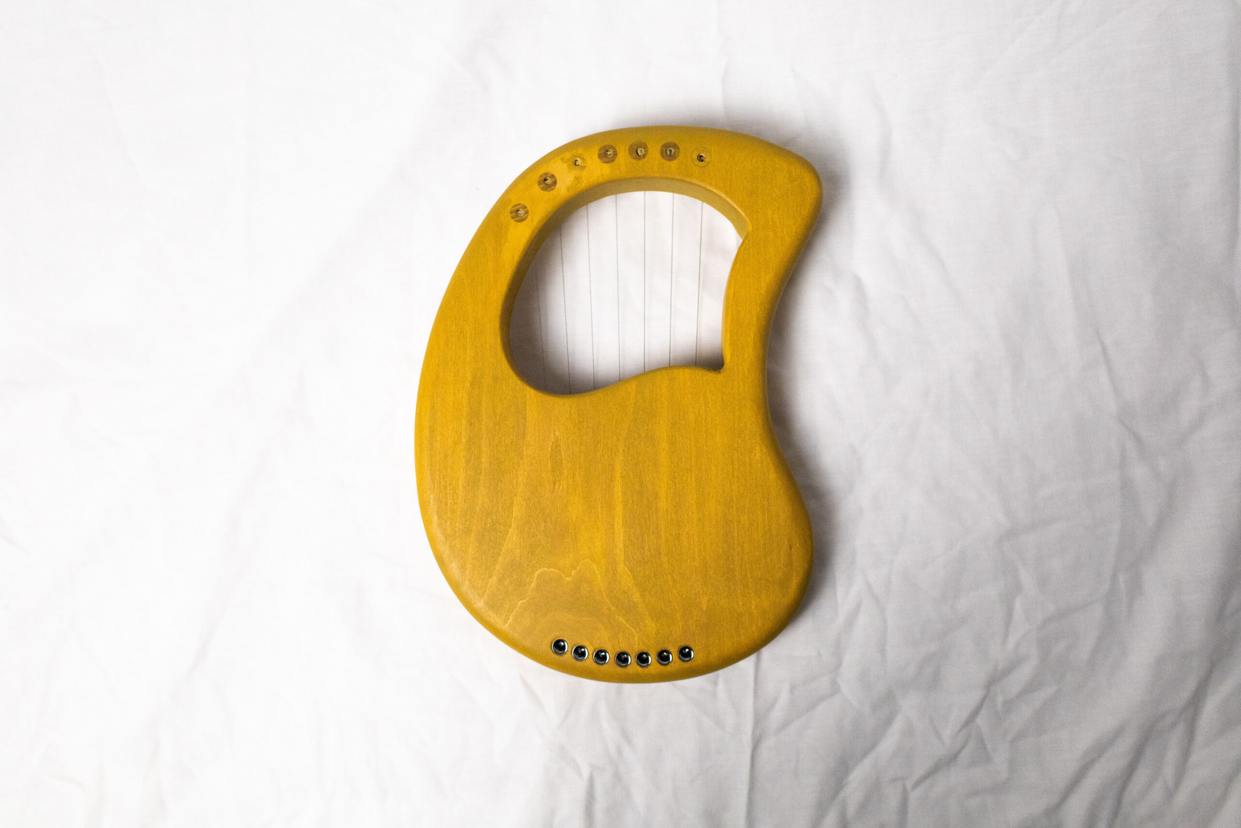 Pocket lyre 7 strings / lyreharp / simple lyre / Handmade Lyre Harp - Image 9