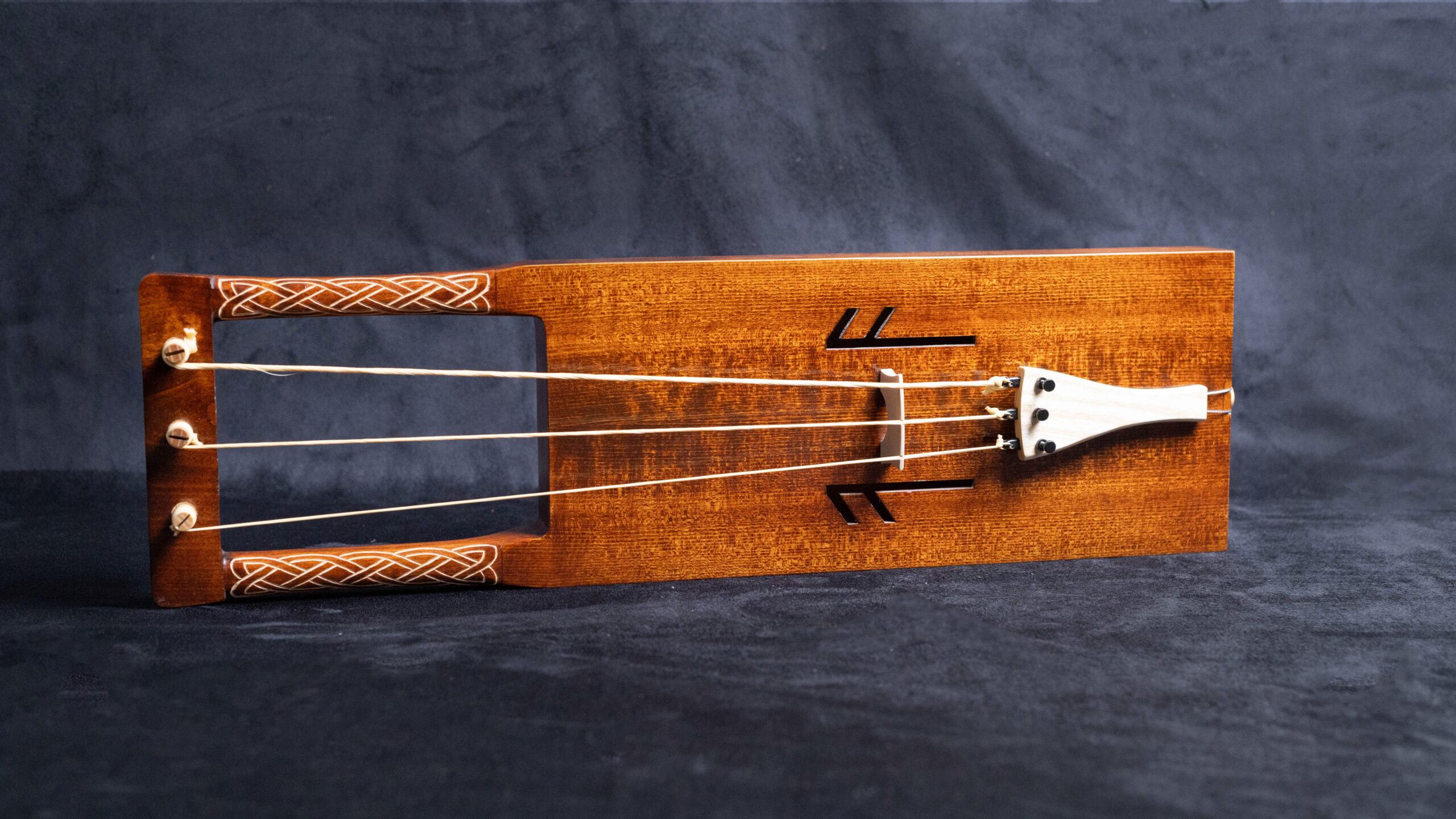 Three strings Tagelharpa/Talharpa bowed lyre - Image 9