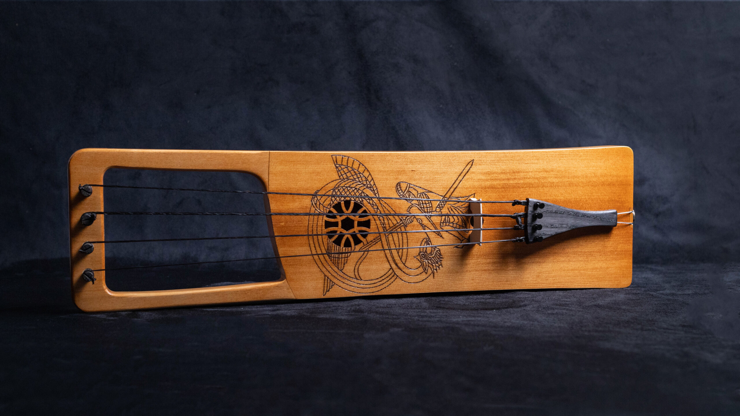 Tagelharpa / Talharpa "Sigurd and Fafnir" - Image 9
