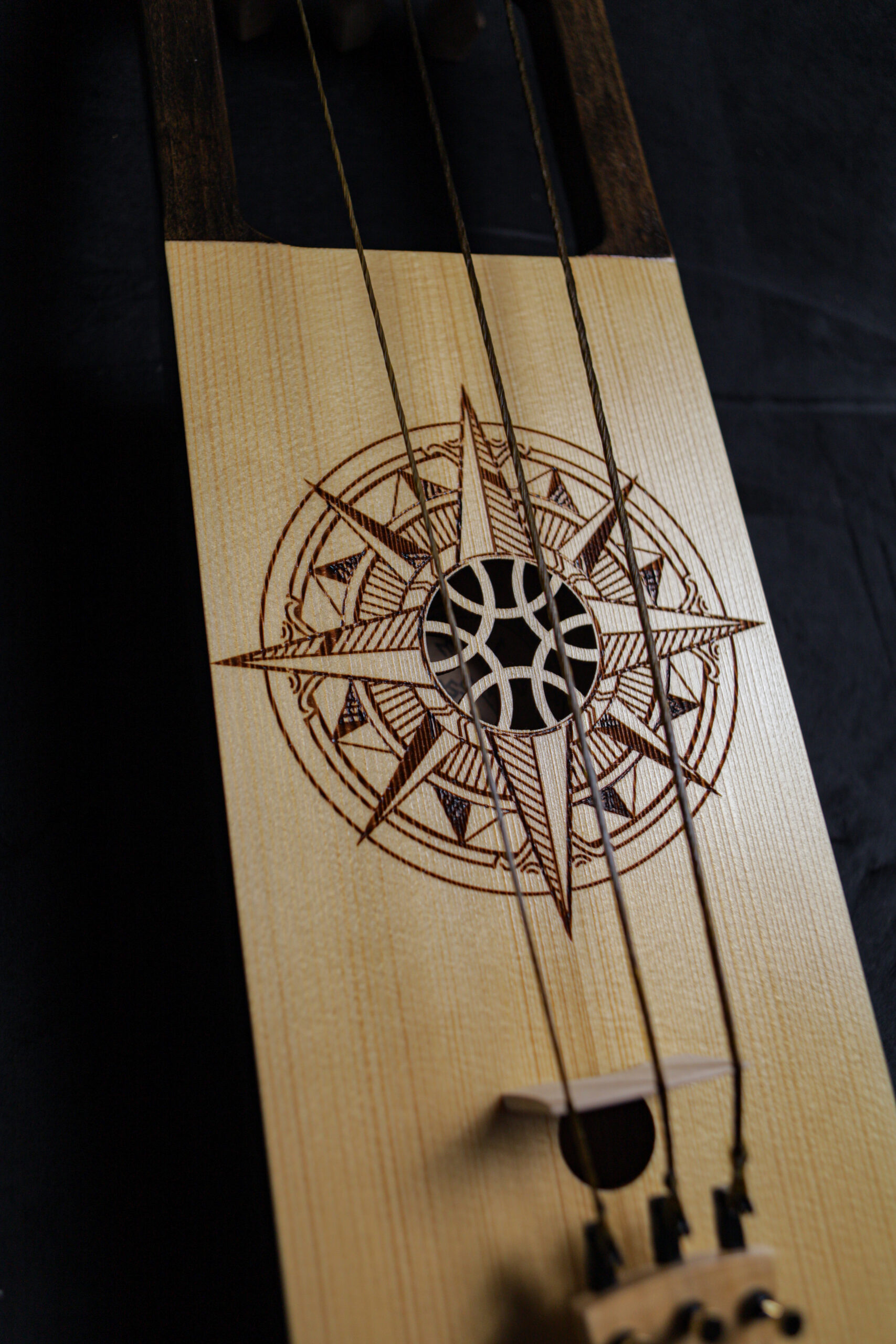 Tagelharpa / Talharpa "Star Compass" / Ready-to-ship - Image 2