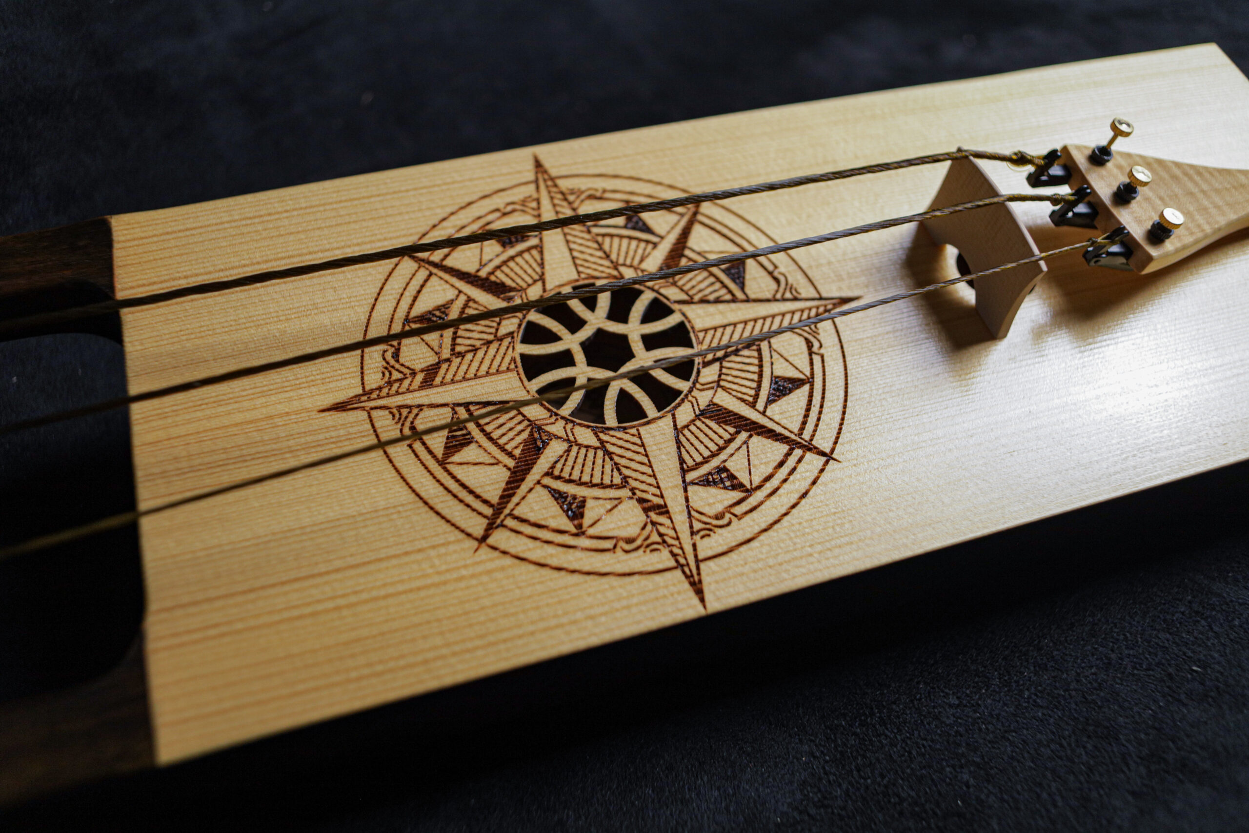 Tagelharpa / Talharpa "Star Compass" / Ready-to-ship - Image 5