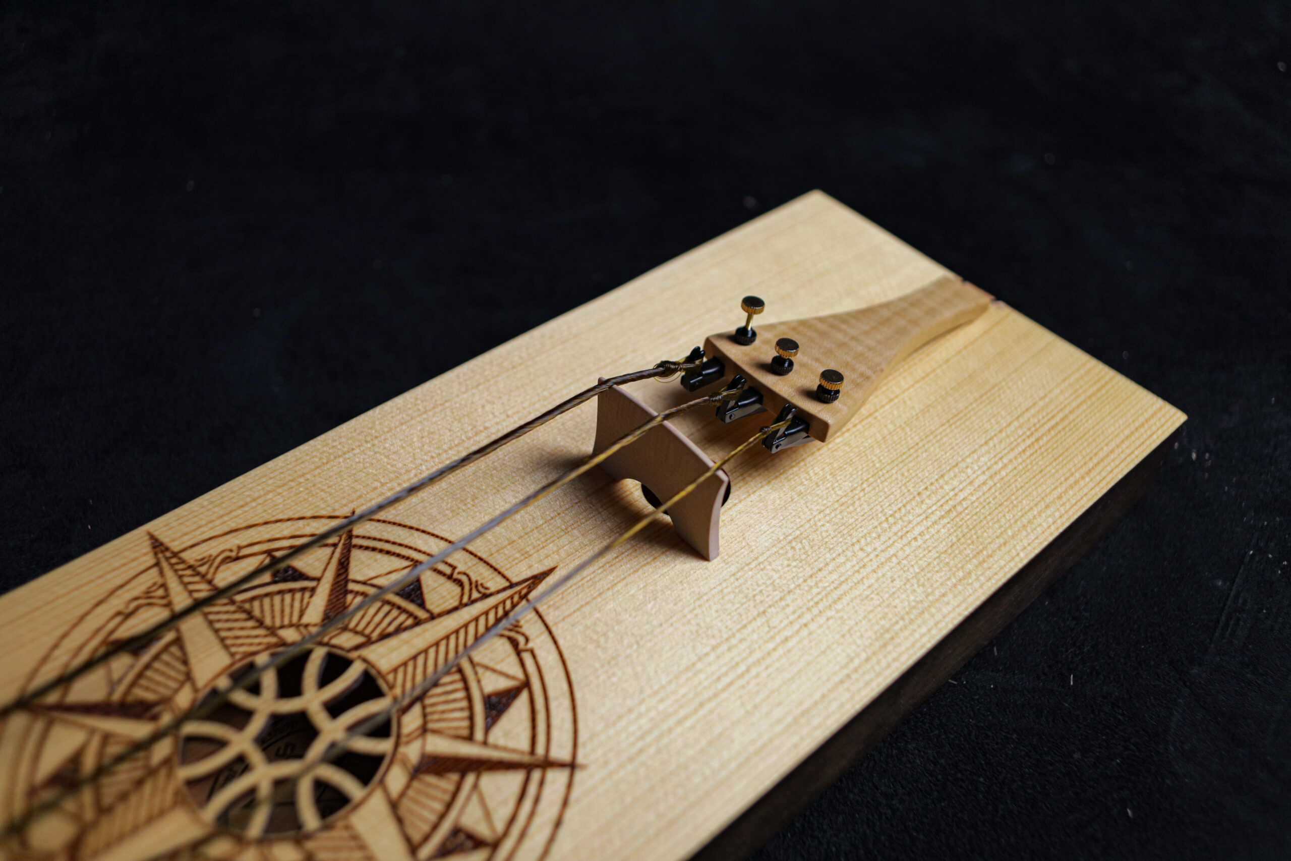 Tagelharpa / Talharpa "Star Compass" / Ready-to-ship - Image 6