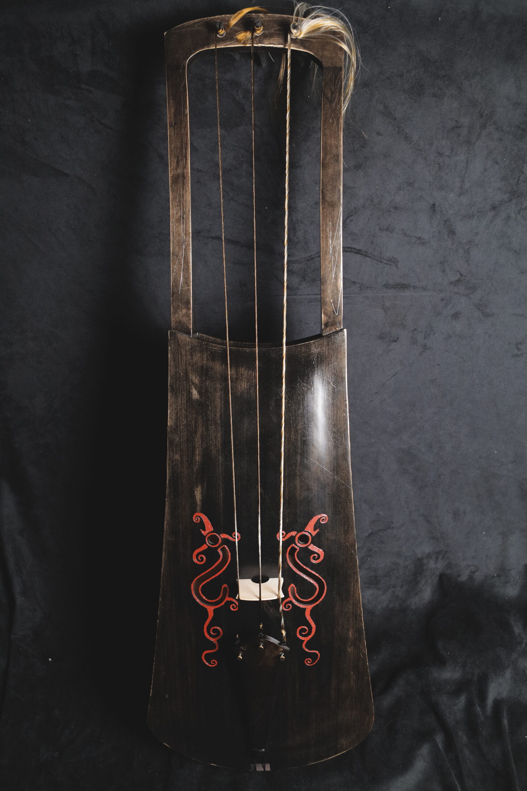 Bass Tagelharpa / Bassharpa Bowed Lyre Black