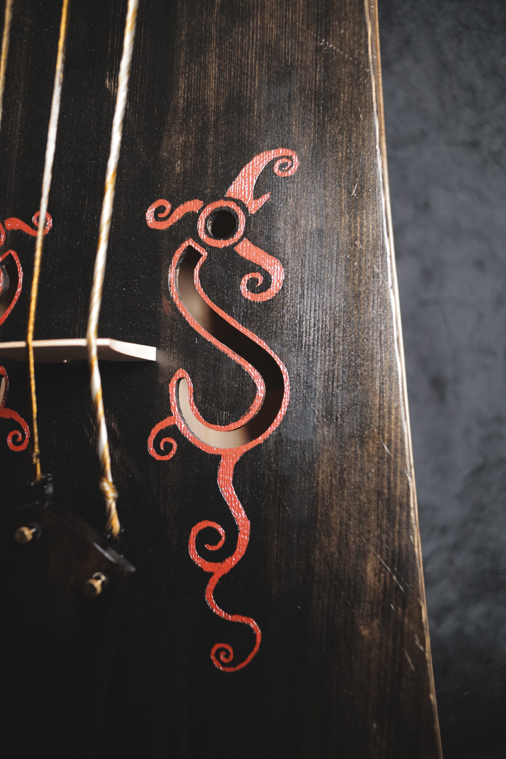 Bass Tagelharpa / Bassharpa Bowed Lyre Black - Image 4