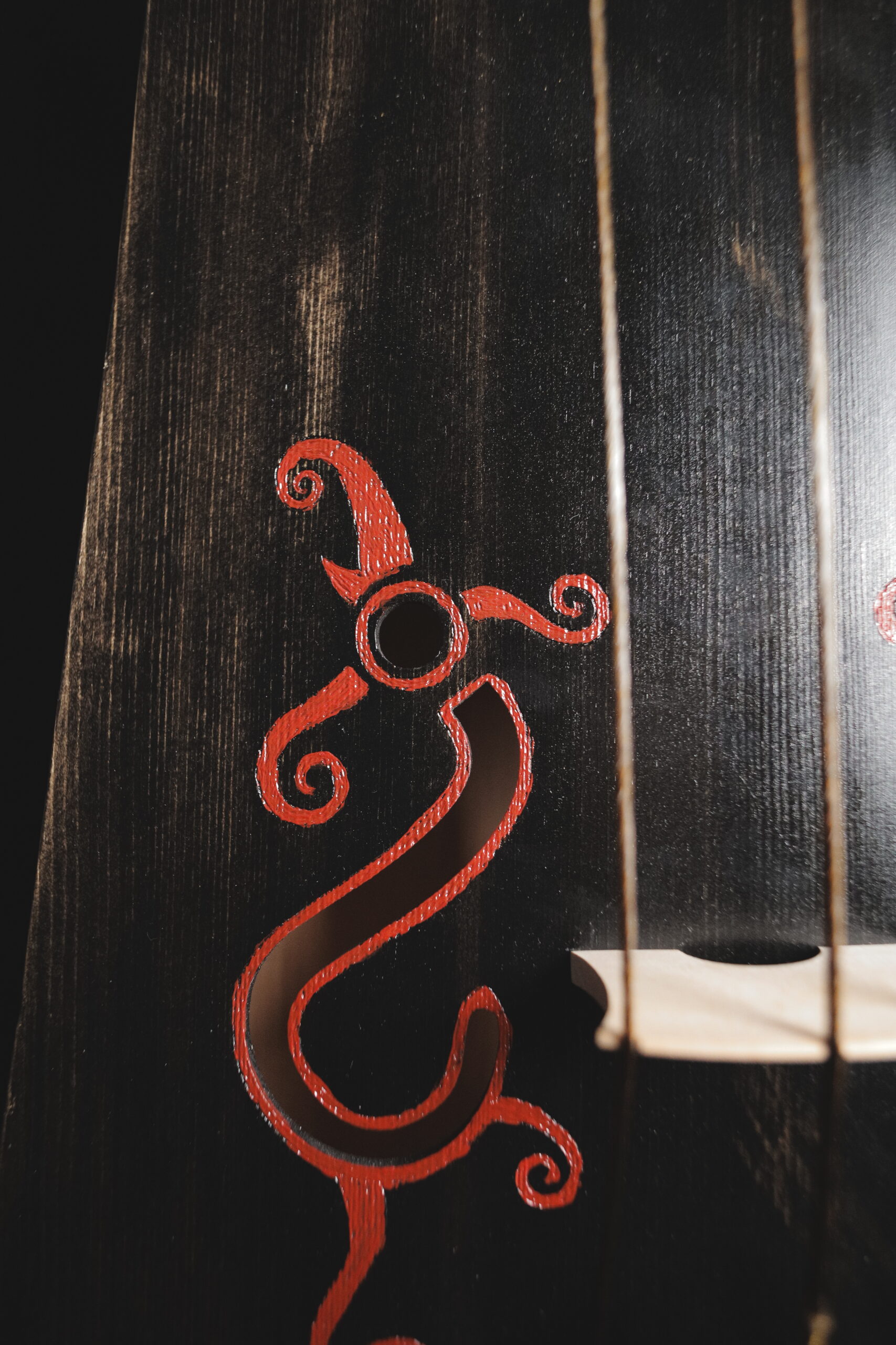 Bass Tagelharpa / Bassharpa Bowed Lyre Black - Image 3