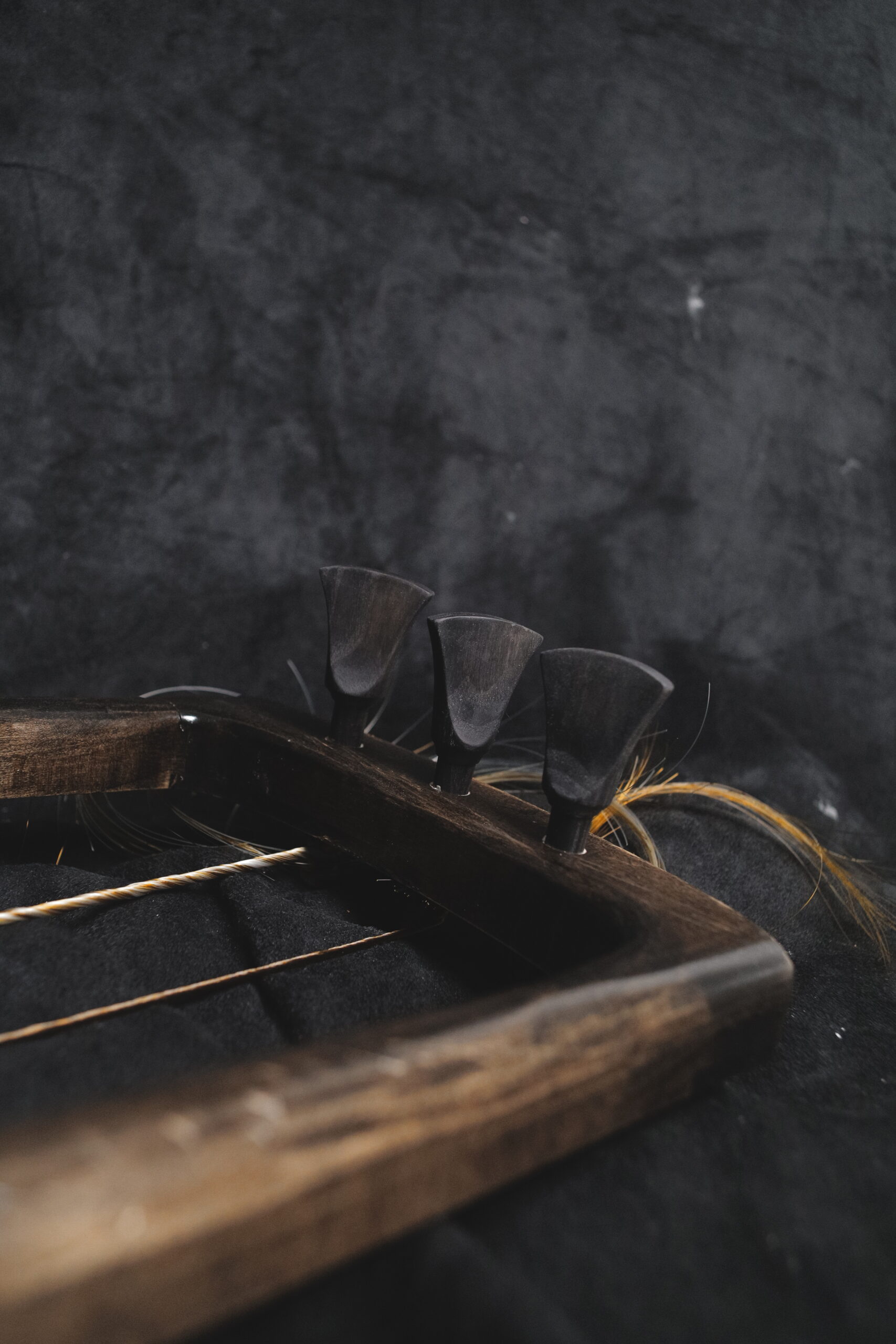 Bass Tagelharpa / Bassharpa Bowed Lyre Black - Image 9