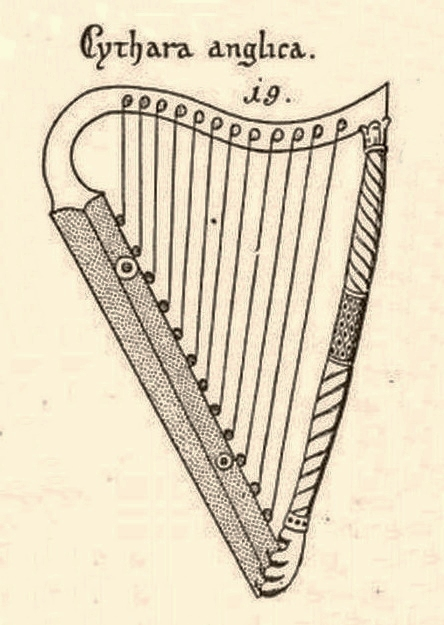 Romanesque-style lap harp - Image 2