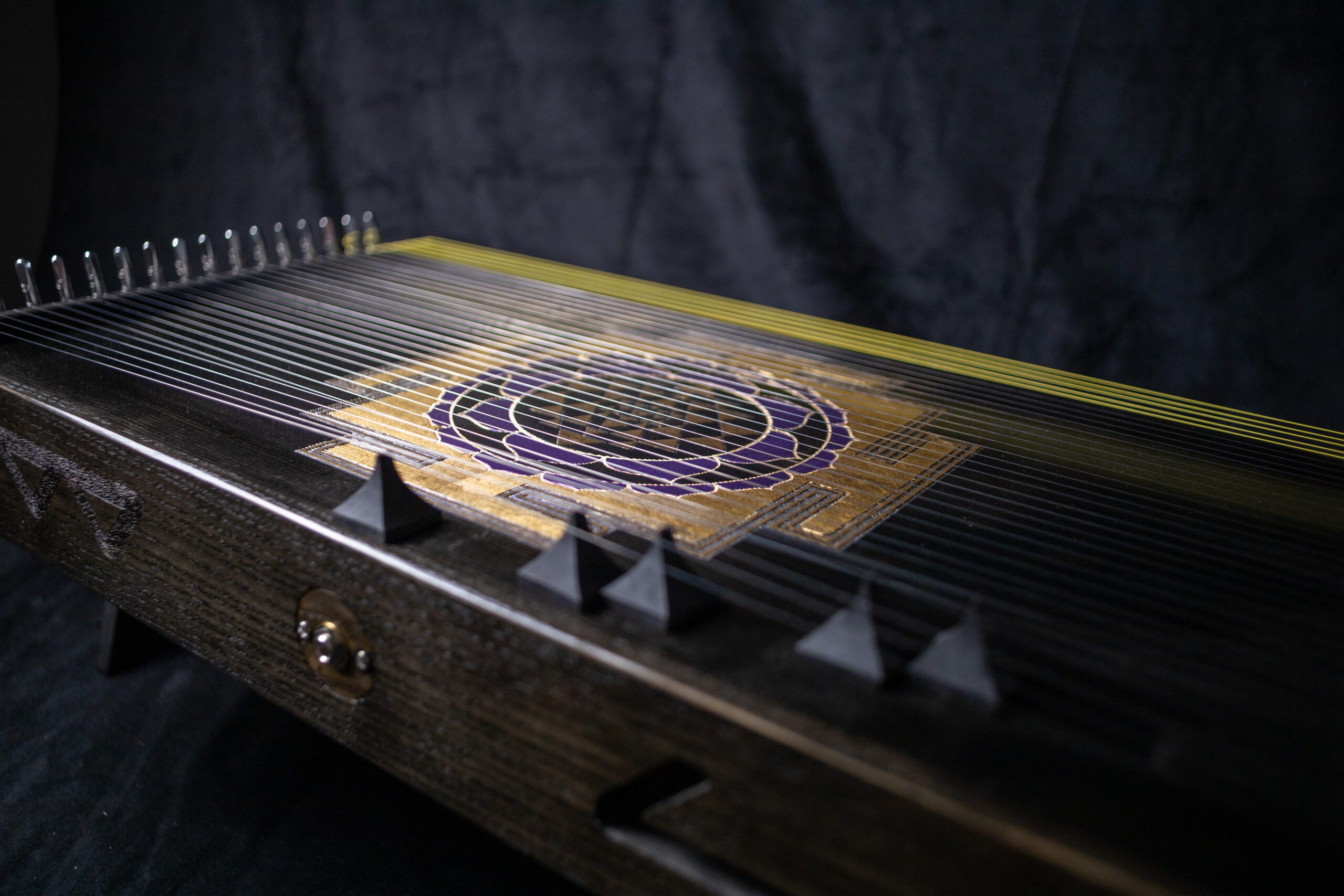 Monochord 34 strings with Srī Yantra with Runic Gain - Image 4