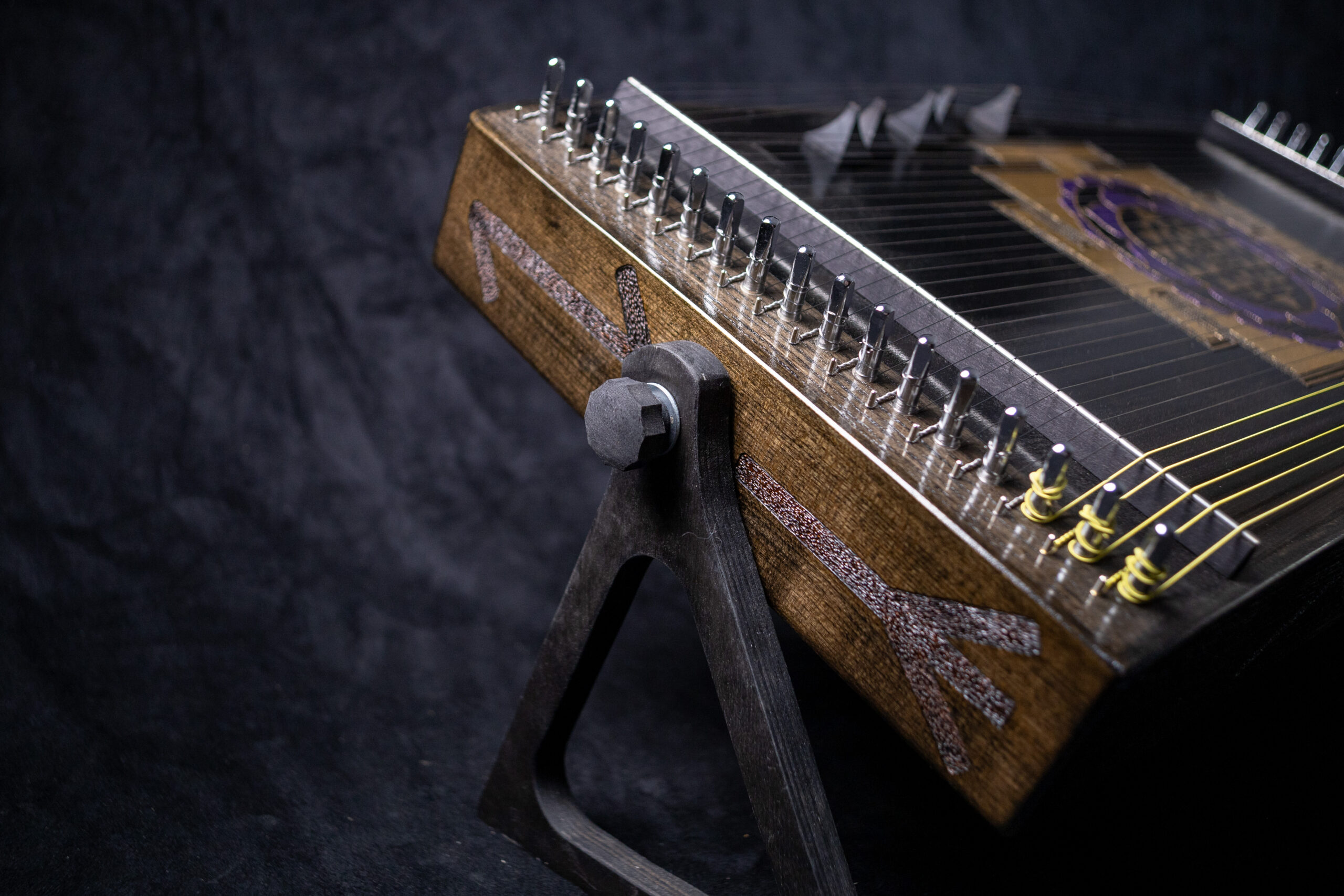 Monochord 34 strings with Srī Yantra with Runic Gain - Image 7